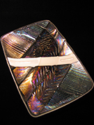 Iridescent Fused Glass Platter